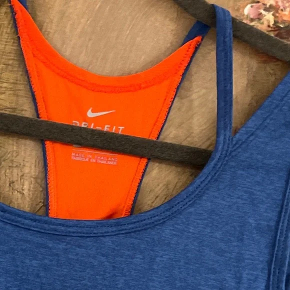 NWT Nike dri-fit Florida Gators GATOR NATION Racerback Blue TANK Top LOOSE FIT M - Picture 2 of 8